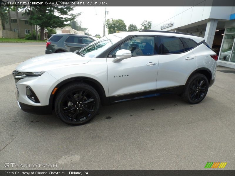 Silver Ice Metallic / Jet Black 2019 Chevrolet Blazer RS AWD