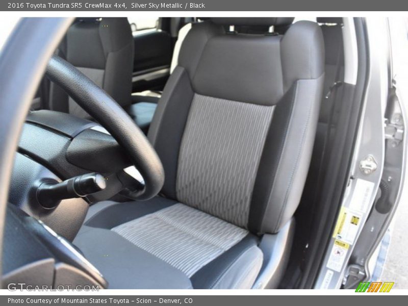 Silver Sky Metallic / Black 2016 Toyota Tundra SR5 CrewMax 4x4