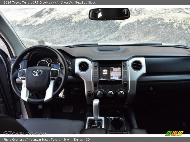 Silver Sky Metallic / Black 2016 Toyota Tundra SR5 CrewMax 4x4