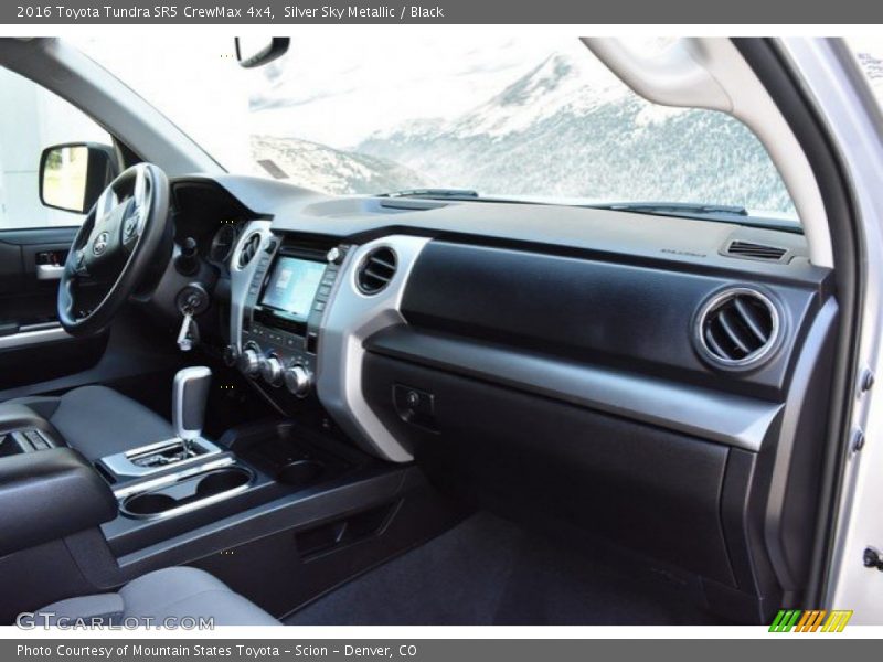 Silver Sky Metallic / Black 2016 Toyota Tundra SR5 CrewMax 4x4