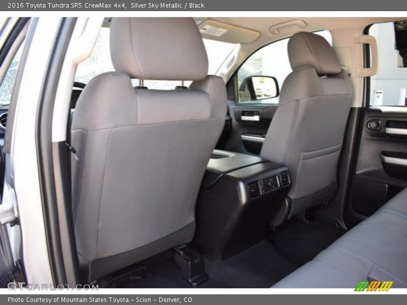 Silver Sky Metallic / Black 2016 Toyota Tundra SR5 CrewMax 4x4