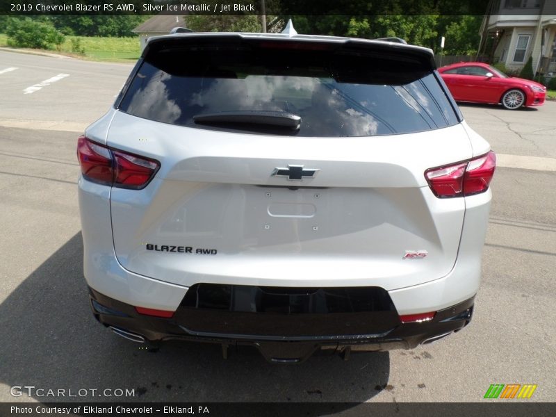 Silver Ice Metallic / Jet Black 2019 Chevrolet Blazer RS AWD