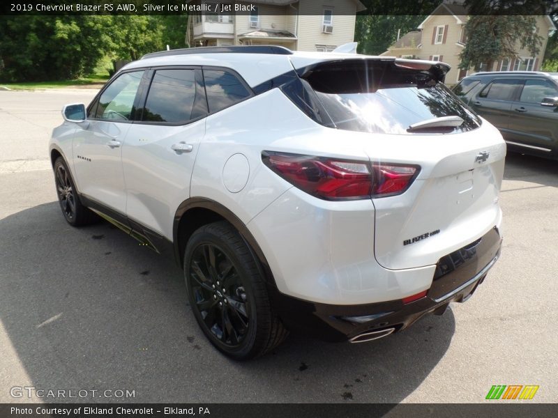 Silver Ice Metallic / Jet Black 2019 Chevrolet Blazer RS AWD
