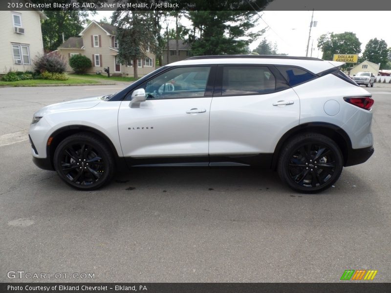 Silver Ice Metallic / Jet Black 2019 Chevrolet Blazer RS AWD