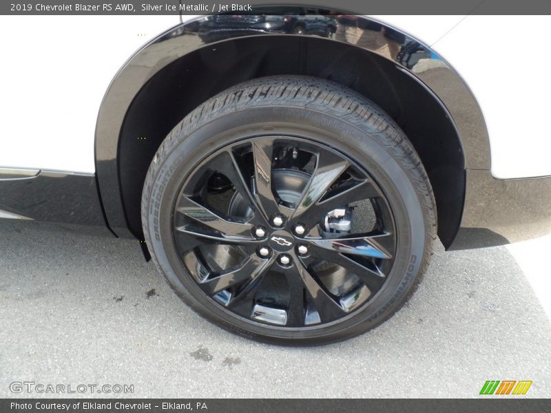Silver Ice Metallic / Jet Black 2019 Chevrolet Blazer RS AWD