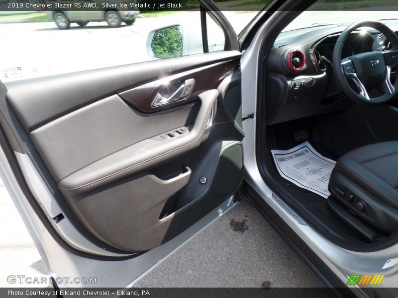 Silver Ice Metallic / Jet Black 2019 Chevrolet Blazer RS AWD