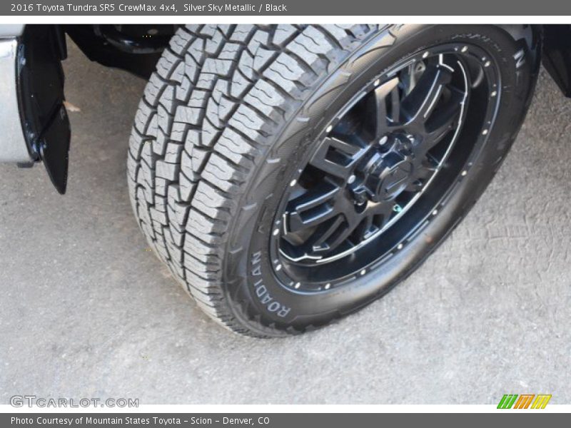 Silver Sky Metallic / Black 2016 Toyota Tundra SR5 CrewMax 4x4