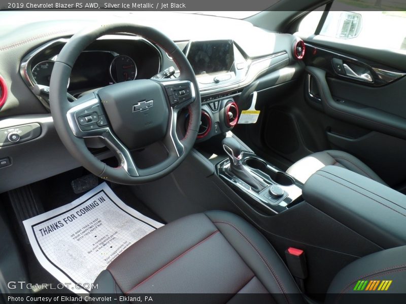 Silver Ice Metallic / Jet Black 2019 Chevrolet Blazer RS AWD