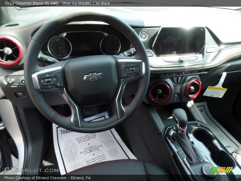 Silver Ice Metallic / Jet Black 2019 Chevrolet Blazer RS AWD