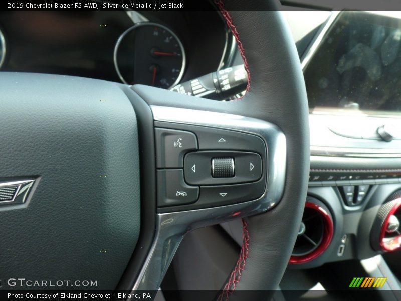 Silver Ice Metallic / Jet Black 2019 Chevrolet Blazer RS AWD