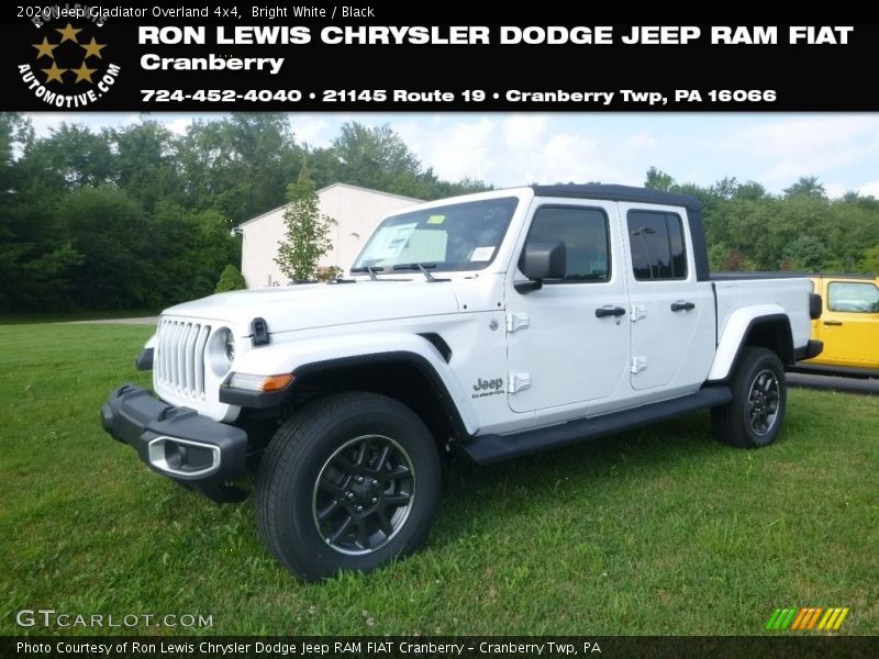 Bright White / Black 2020 Jeep Gladiator Overland 4x4