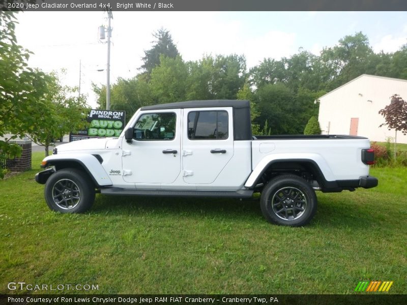 Bright White / Black 2020 Jeep Gladiator Overland 4x4