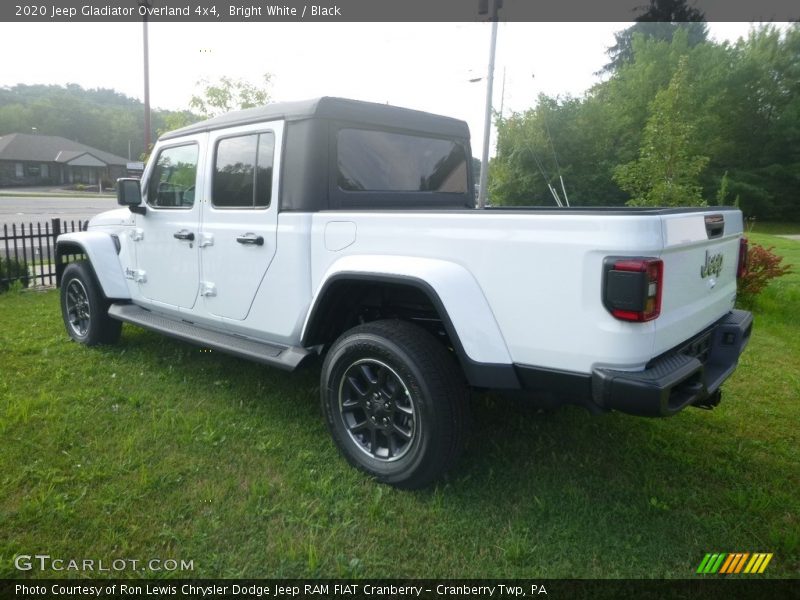 Bright White / Black 2020 Jeep Gladiator Overland 4x4