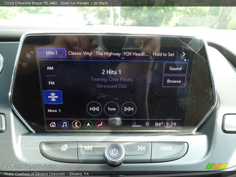 Silver Ice Metallic / Jet Black 2019 Chevrolet Blazer RS AWD