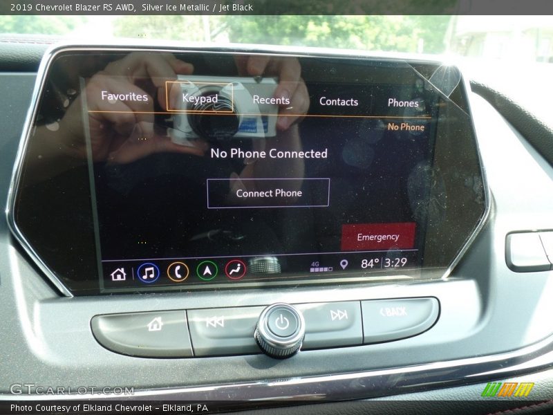 Silver Ice Metallic / Jet Black 2019 Chevrolet Blazer RS AWD