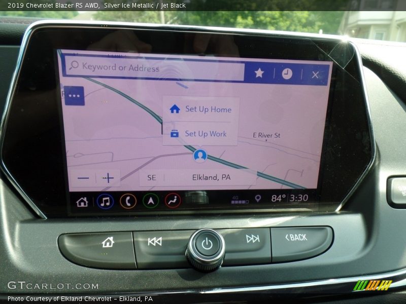 Silver Ice Metallic / Jet Black 2019 Chevrolet Blazer RS AWD