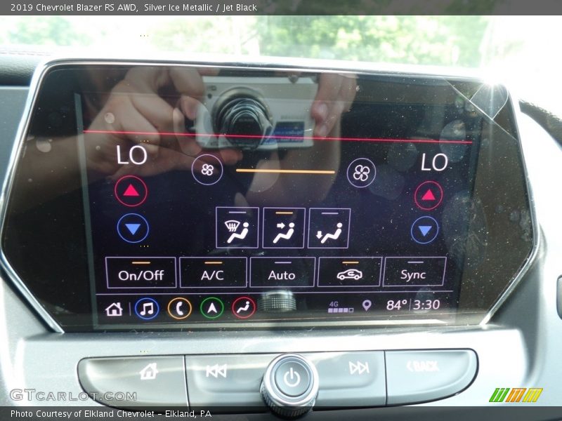 Silver Ice Metallic / Jet Black 2019 Chevrolet Blazer RS AWD