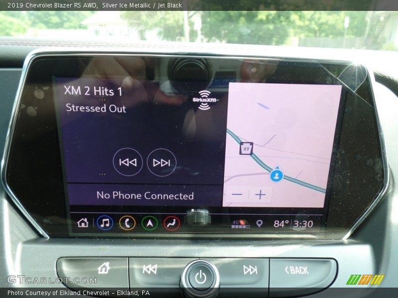 Silver Ice Metallic / Jet Black 2019 Chevrolet Blazer RS AWD