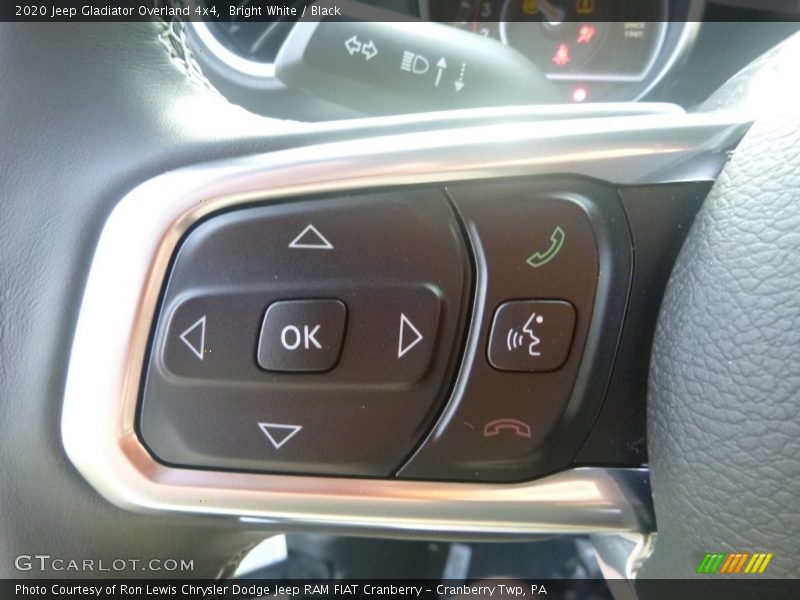 Bright White / Black 2020 Jeep Gladiator Overland 4x4