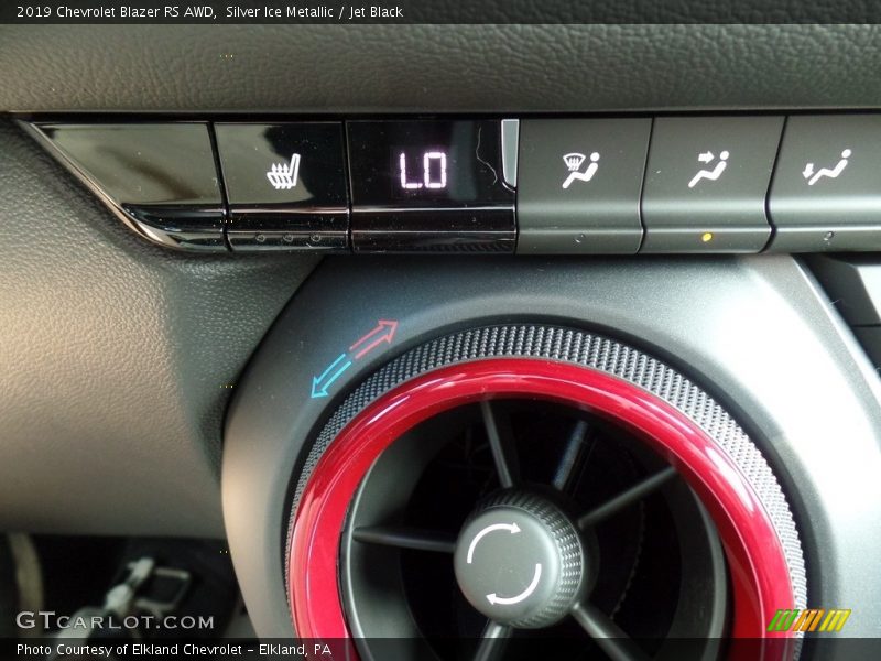 Silver Ice Metallic / Jet Black 2019 Chevrolet Blazer RS AWD