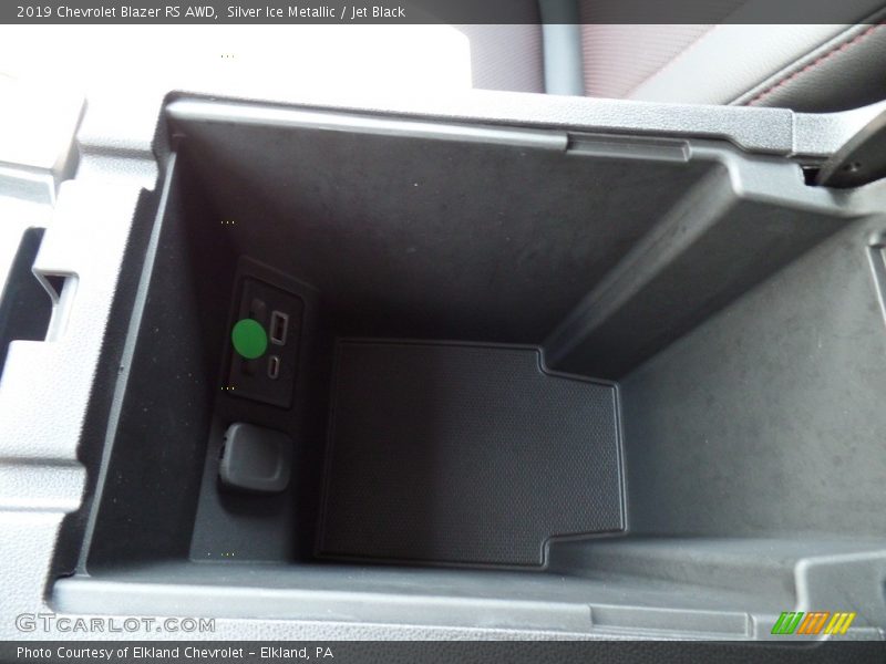 Silver Ice Metallic / Jet Black 2019 Chevrolet Blazer RS AWD
