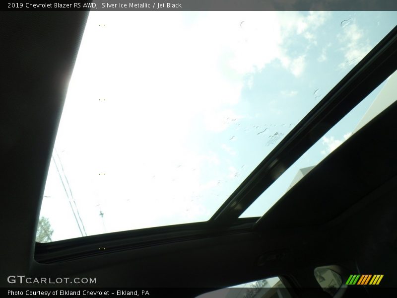Silver Ice Metallic / Jet Black 2019 Chevrolet Blazer RS AWD