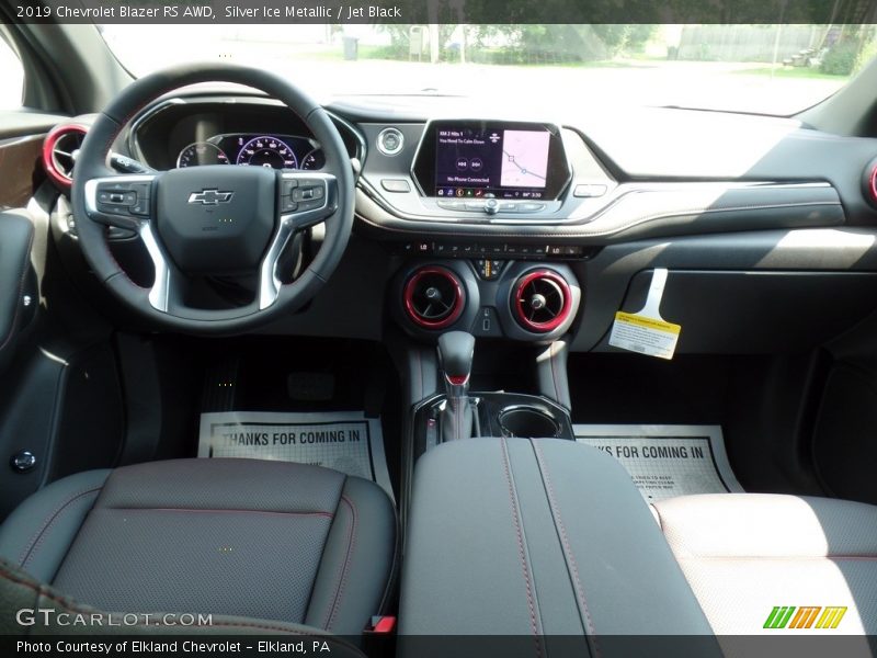 Silver Ice Metallic / Jet Black 2019 Chevrolet Blazer RS AWD
