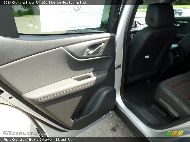 Silver Ice Metallic / Jet Black 2019 Chevrolet Blazer RS AWD