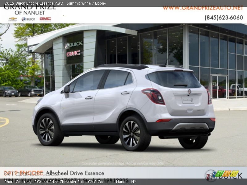 Summit White / Ebony 2019 Buick Encore Essence AWD