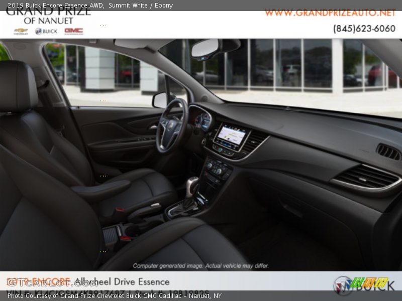Summit White / Ebony 2019 Buick Encore Essence AWD