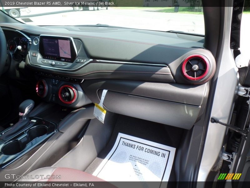 Silver Ice Metallic / Jet Black 2019 Chevrolet Blazer RS AWD