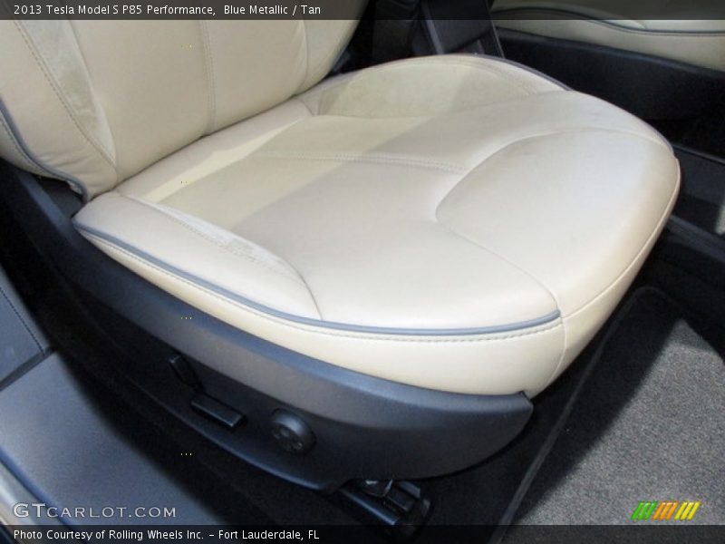 Front Seat of 2013 Model S P85 Performance