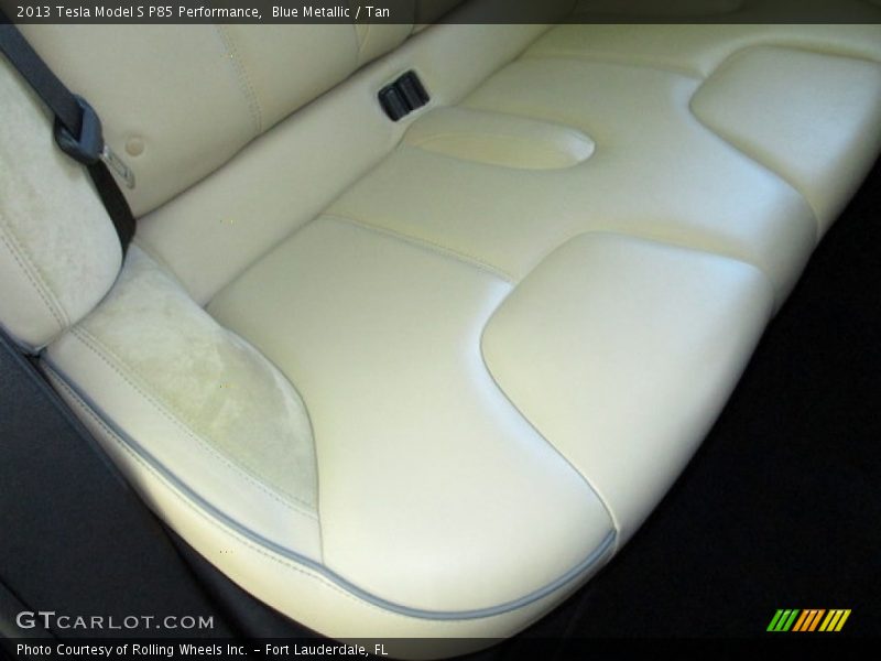 Rear Seat of 2013 Model S P85 Performance