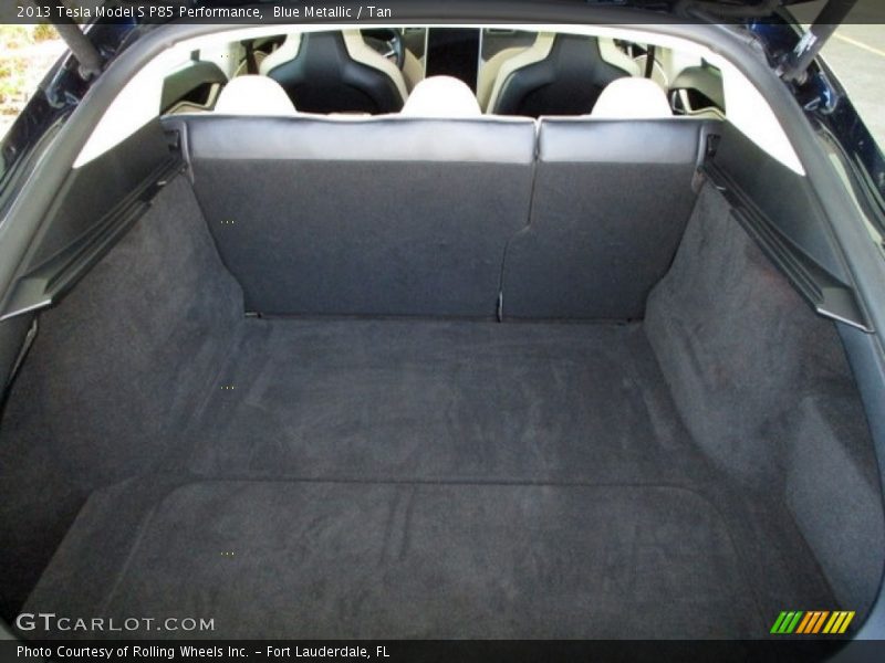  2013 Model S P85 Performance Trunk