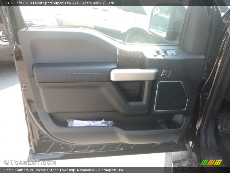 Agate Black / Black 2019 Ford F150 Lariat Sport SuperCrew 4x4