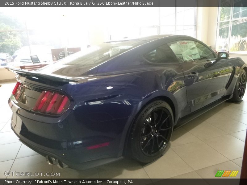 Kona Blue / GT350 Ebony Leather/Miko Suede 2019 Ford Mustang Shelby GT350