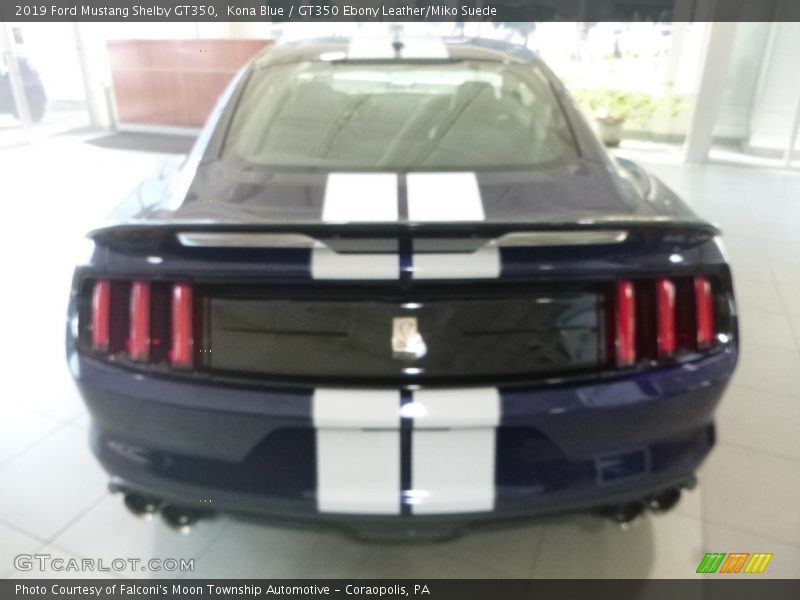 Kona Blue / GT350 Ebony Leather/Miko Suede 2019 Ford Mustang Shelby GT350