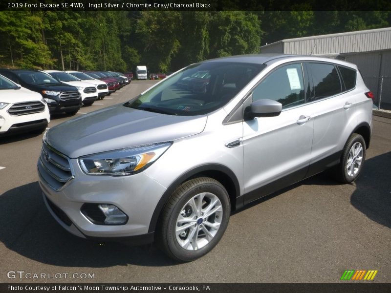Ingot Silver / Chromite Gray/Charcoal Black 2019 Ford Escape SE 4WD