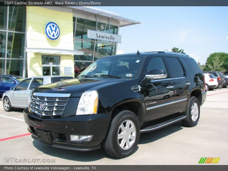 Black Raven / Ebony/Ebony 2007 Cadillac Escalade AWD