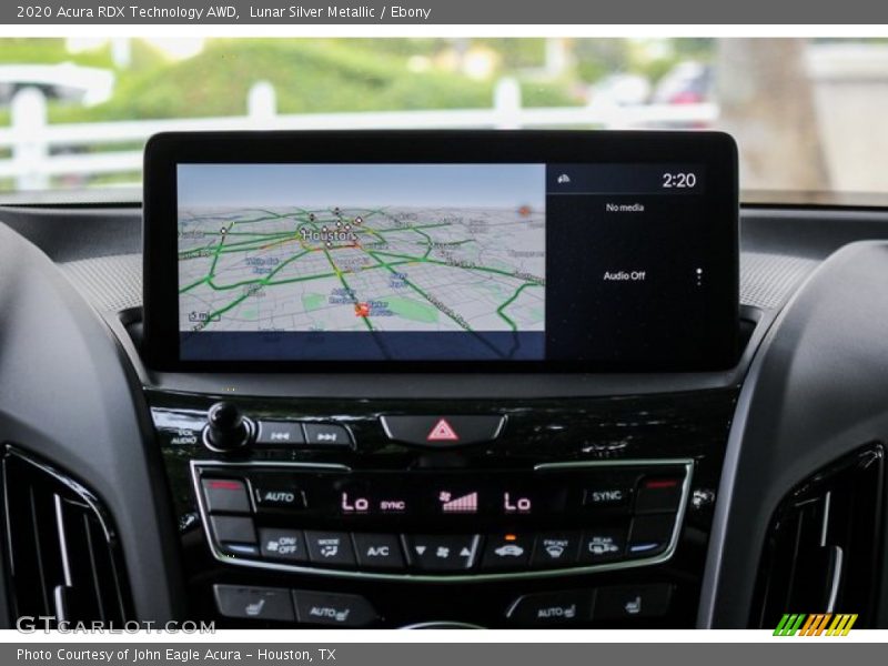 Navigation of 2020 RDX Technology AWD