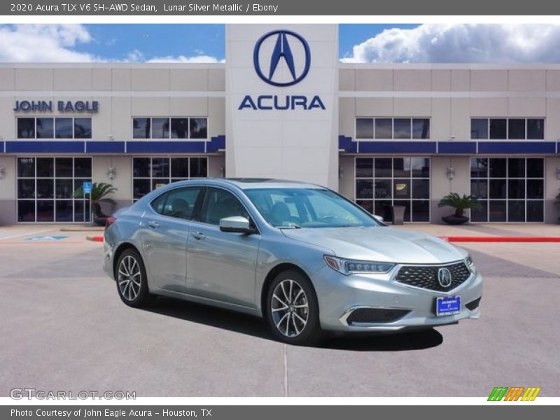 Lunar Silver Metallic / Ebony 2020 Acura TLX V6 SH-AWD Sedan