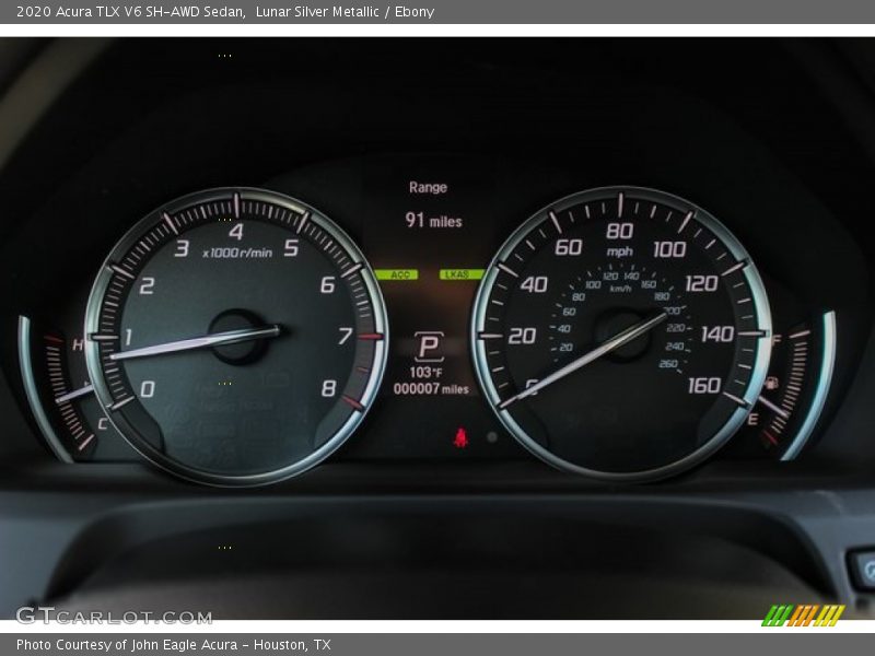 Lunar Silver Metallic / Ebony 2020 Acura TLX V6 SH-AWD Sedan
