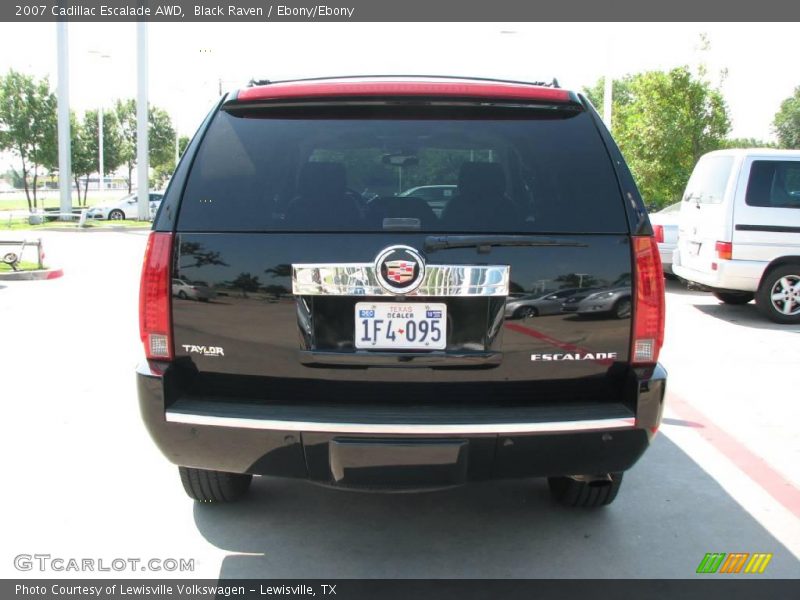 Black Raven / Ebony/Ebony 2007 Cadillac Escalade AWD
