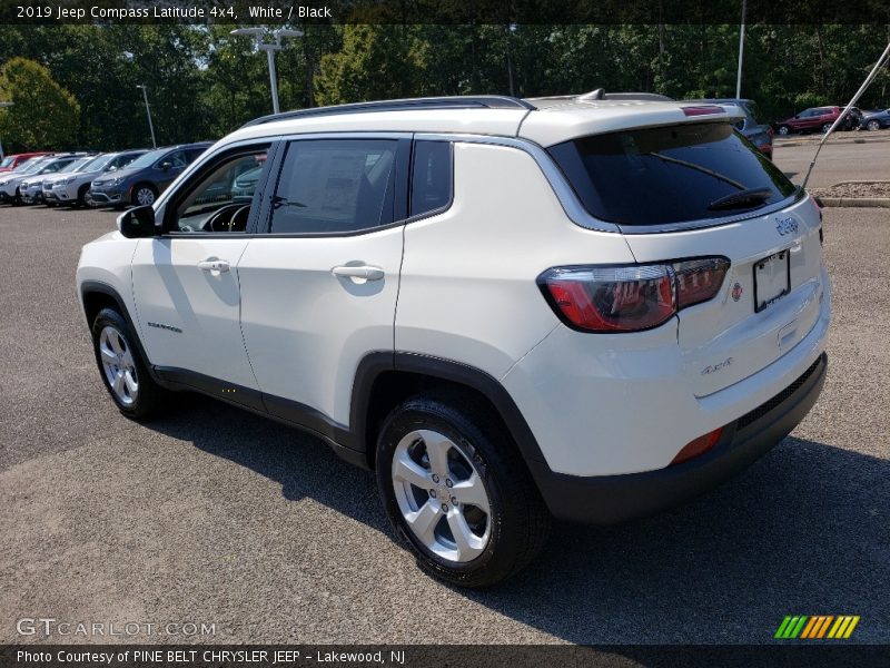 White / Black 2019 Jeep Compass Latitude 4x4