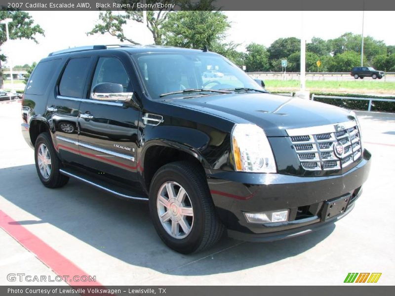 Black Raven / Ebony/Ebony 2007 Cadillac Escalade AWD