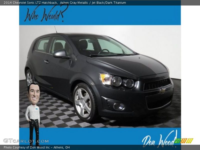 Ashen Gray Metallic / Jet Black/Dark Titanium 2014 Chevrolet Sonic LTZ Hatchback