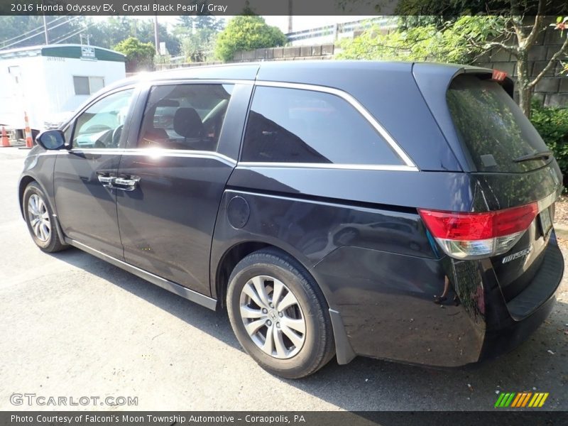 Crystal Black Pearl / Gray 2016 Honda Odyssey EX
