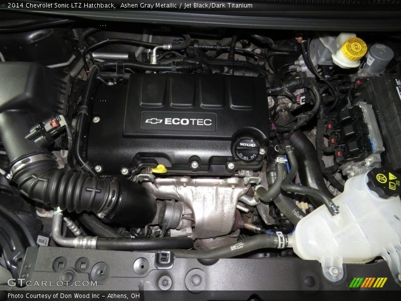 Ashen Gray Metallic / Jet Black/Dark Titanium 2014 Chevrolet Sonic LTZ Hatchback