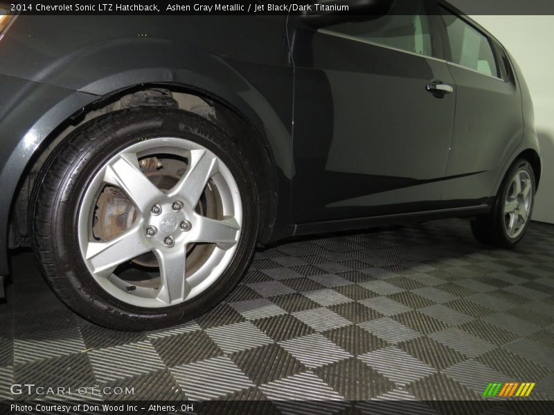 Ashen Gray Metallic / Jet Black/Dark Titanium 2014 Chevrolet Sonic LTZ Hatchback