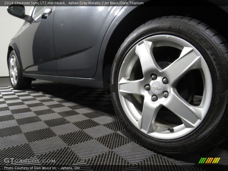 Ashen Gray Metallic / Jet Black/Dark Titanium 2014 Chevrolet Sonic LTZ Hatchback